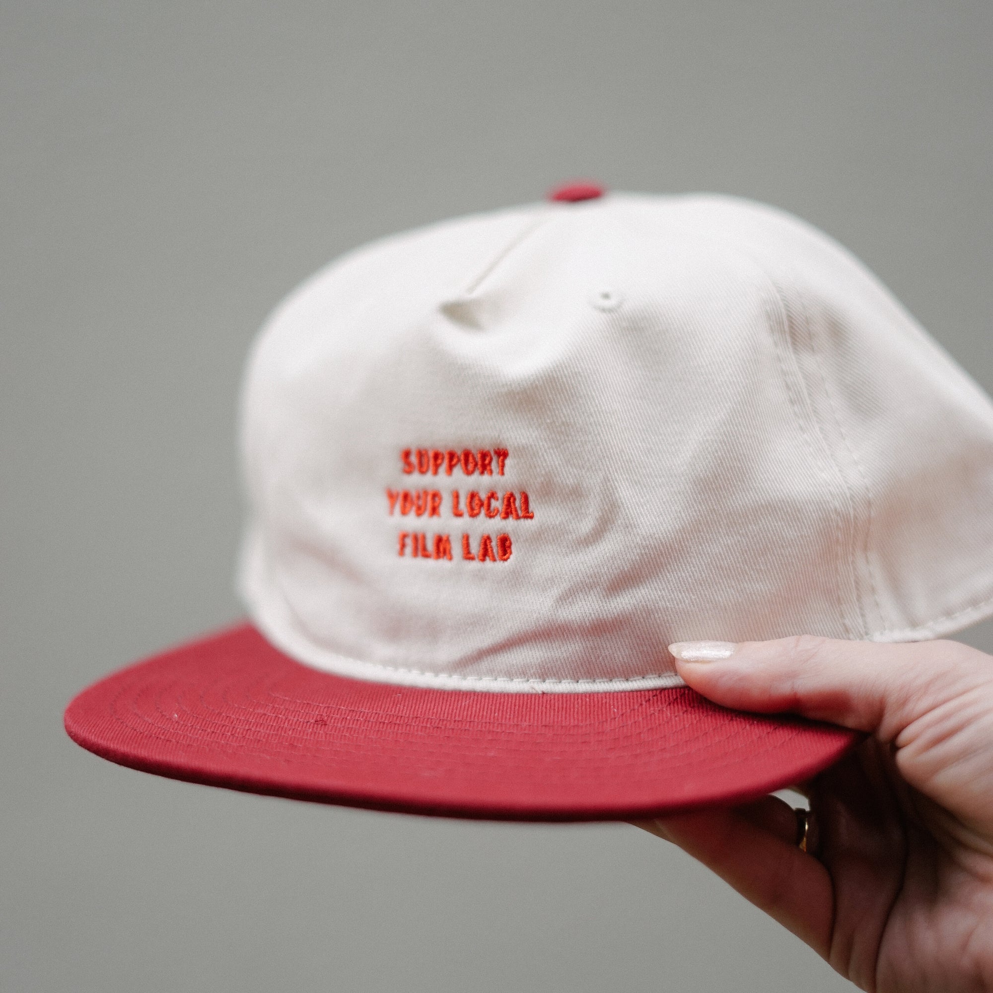 Support Your Local Film Lab - Two Tone Cap - Take It Easy Lab Ltd