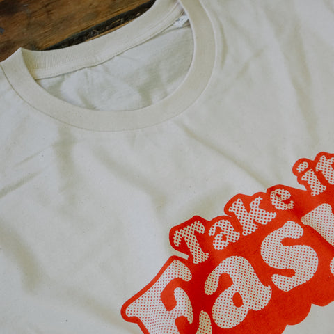 Halftone Retro Logo Tee