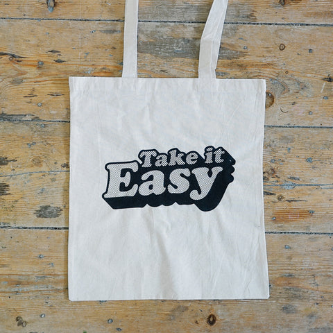 Take it Easy tote bag - double sided