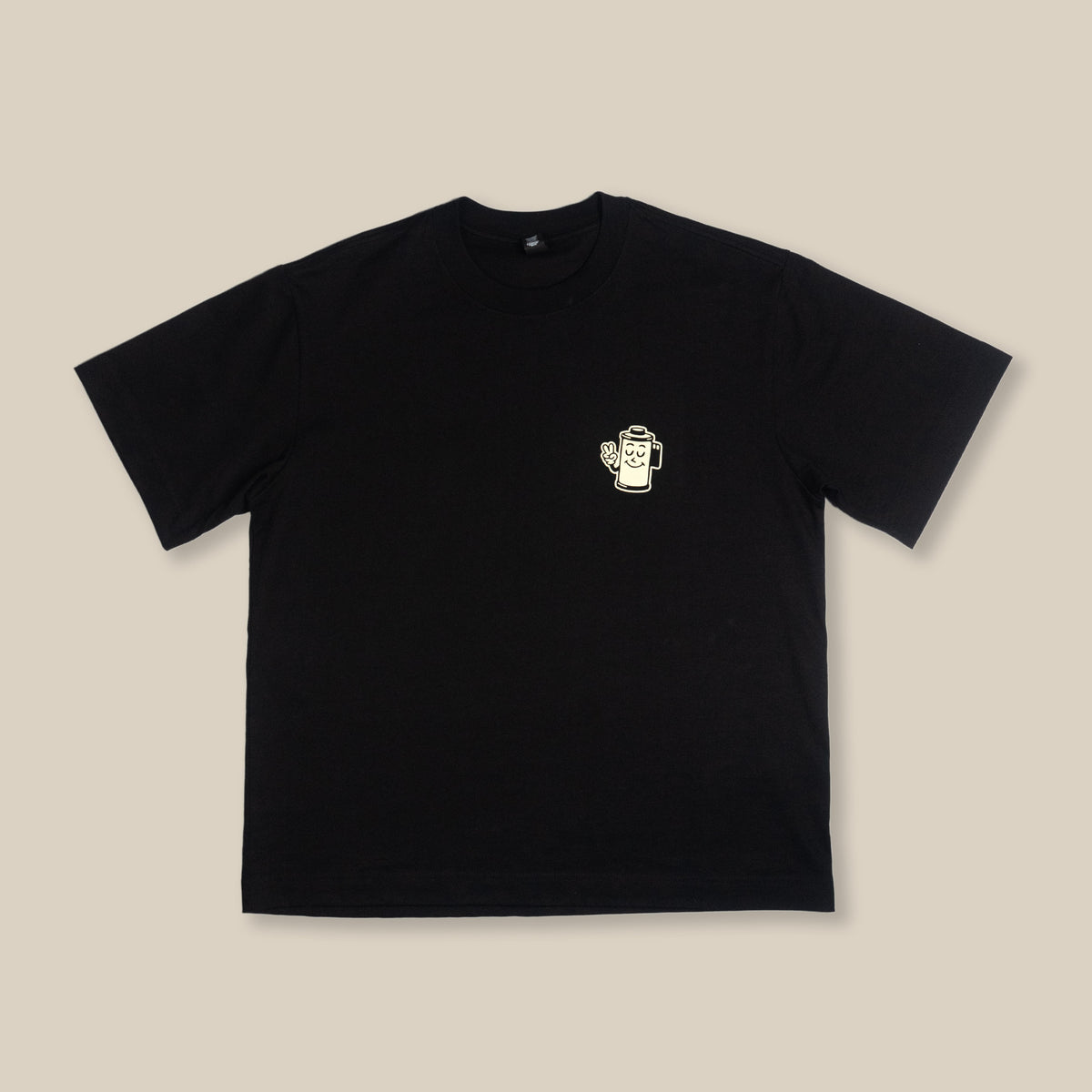 Pre-order: Black Prints & Scans Box Tee - Take It Easy Lab Ltd