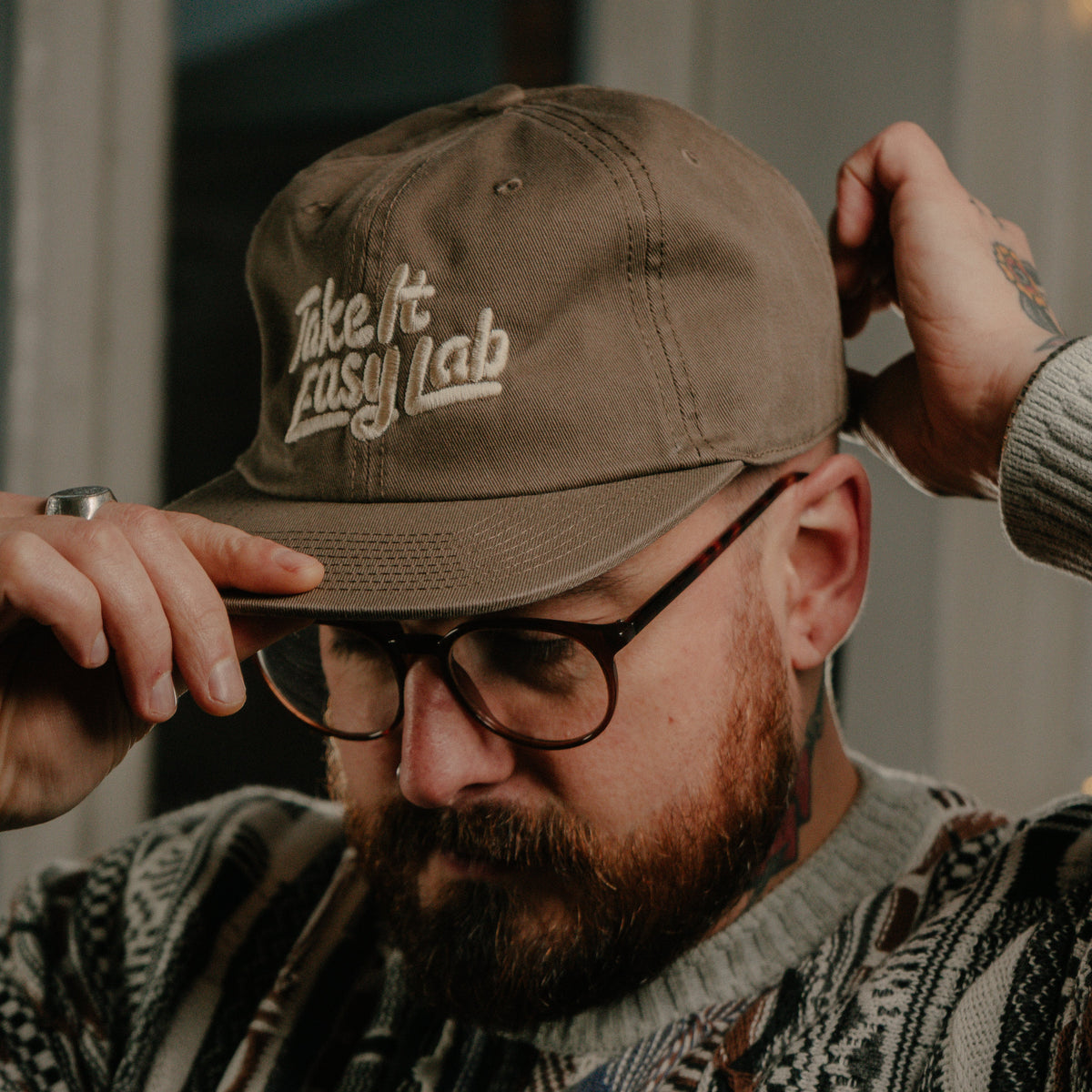 Take It Easy Lab Cap - Brown - Take It Easy Lab Ltd