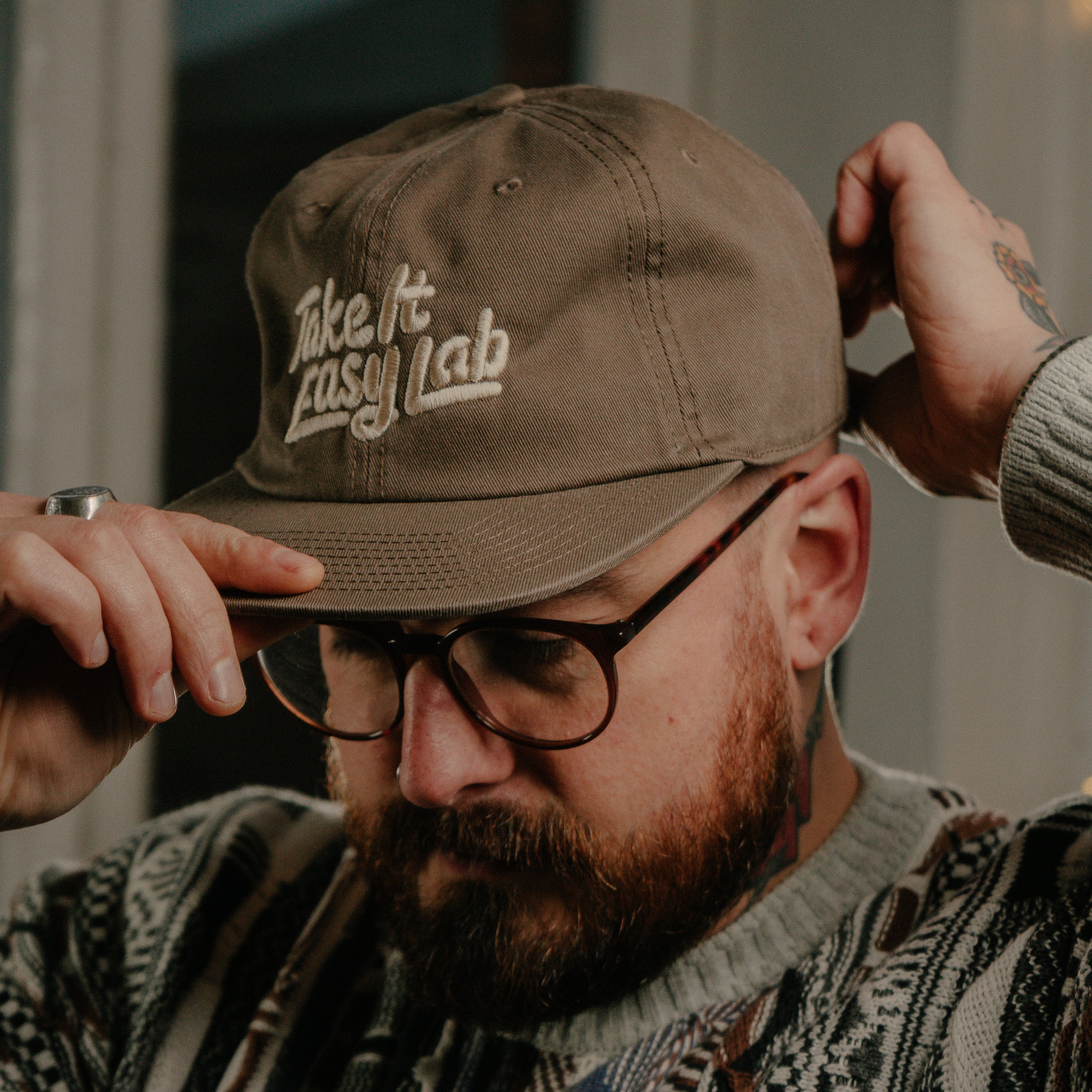 Take It Easy Lab Cap - Brown - Take It Easy Lab Ltd