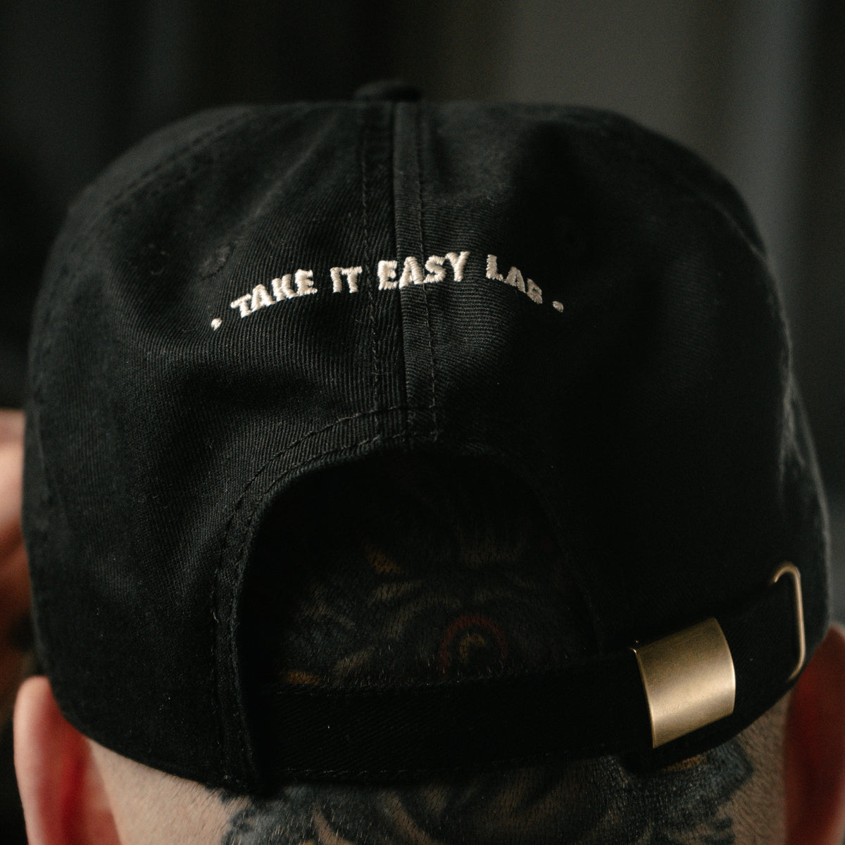 Take It Easy Lab Cap - Black - Take It Easy Lab Ltd