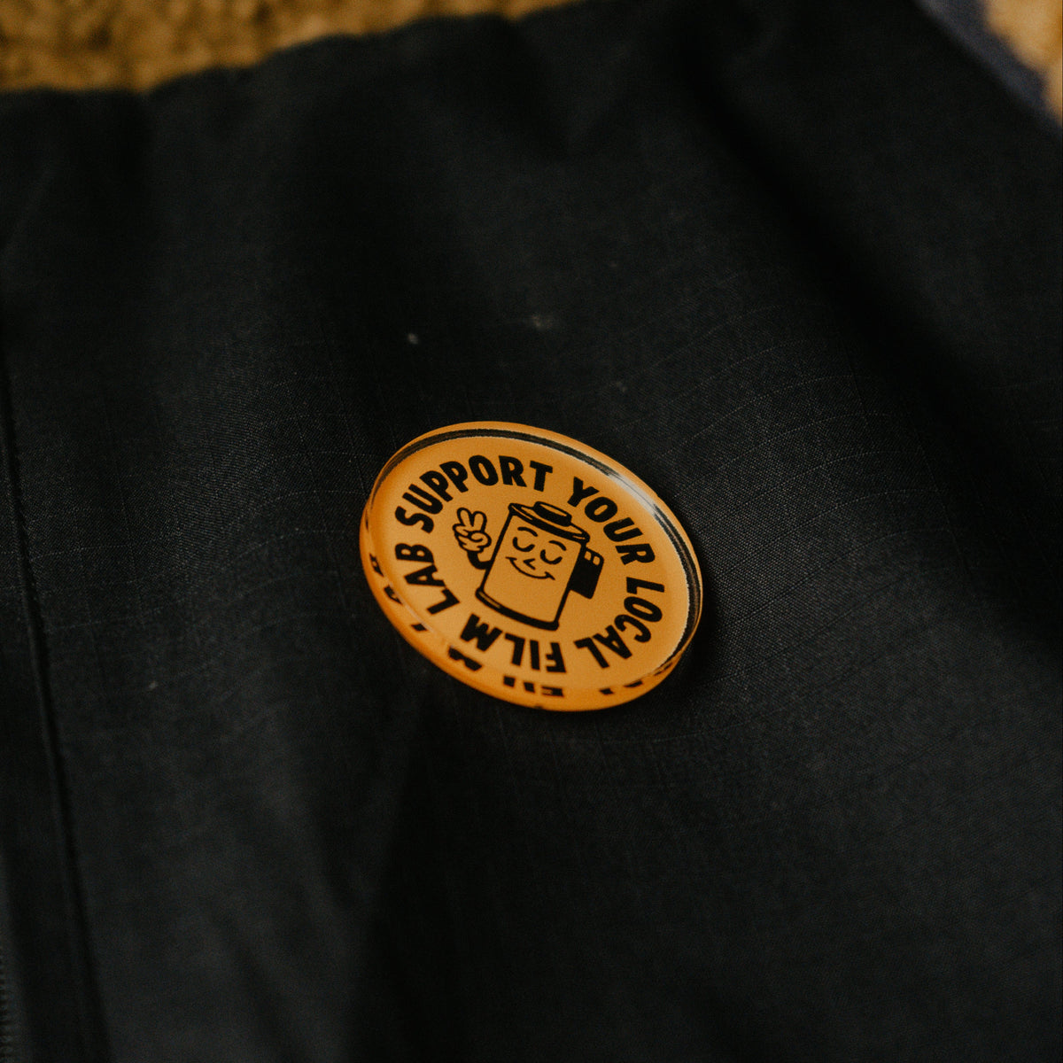 Logo Pin Badge - Yellow - Take It Easy Lab Ltd