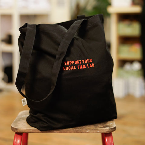 Support Your Local Film Lab Embroidered Eco Tote Bag