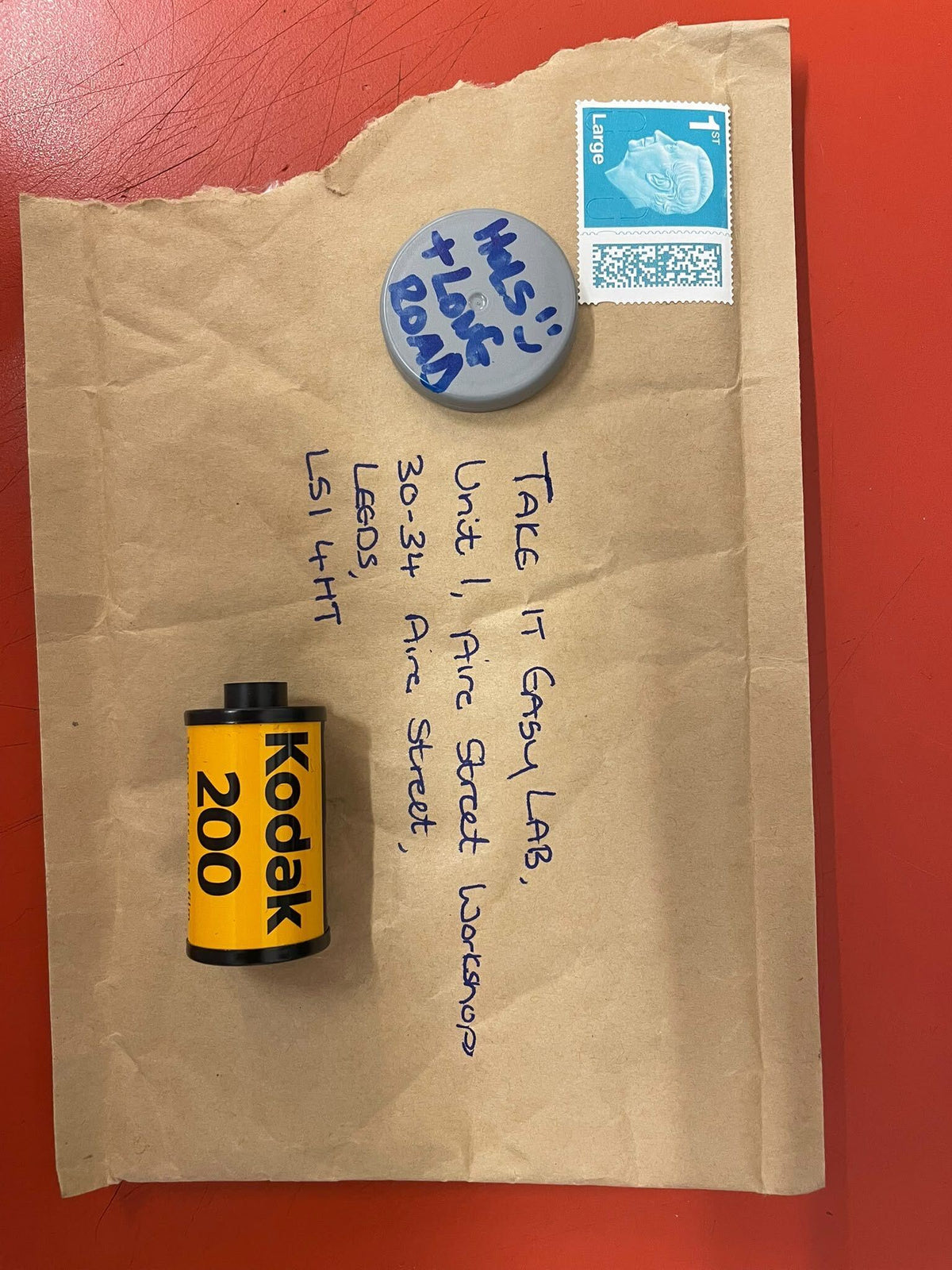 Unidentified film parcel