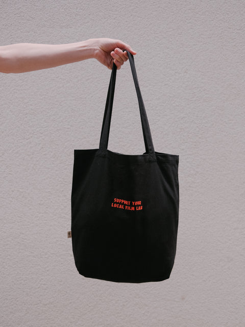 Support Your Local Film Lab Embroidered Eco Tote Bag