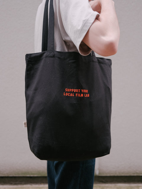 Support Your Local Film Lab Embroidered Eco Tote Bag