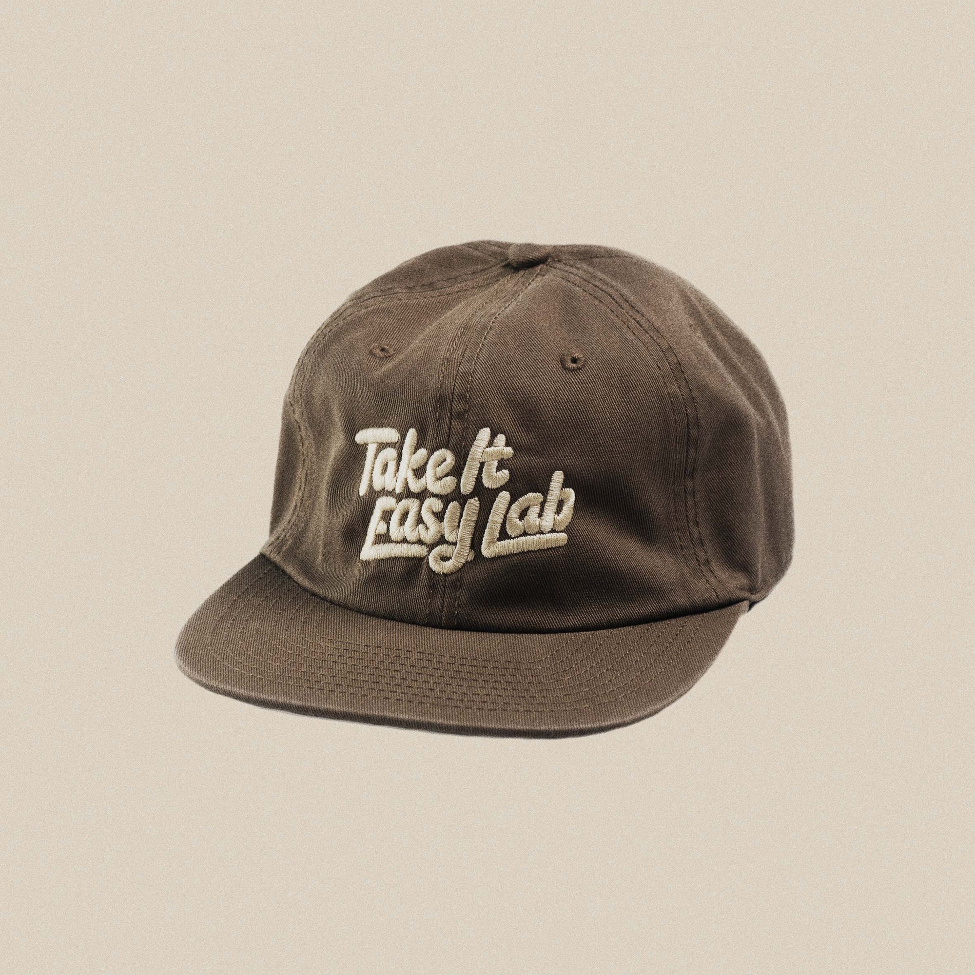 Take It Easy Lab Cap - Brown - Take It Easy Lab Ltd