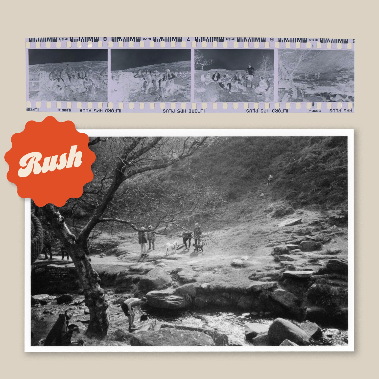 Rush Service Black and White Film Developing