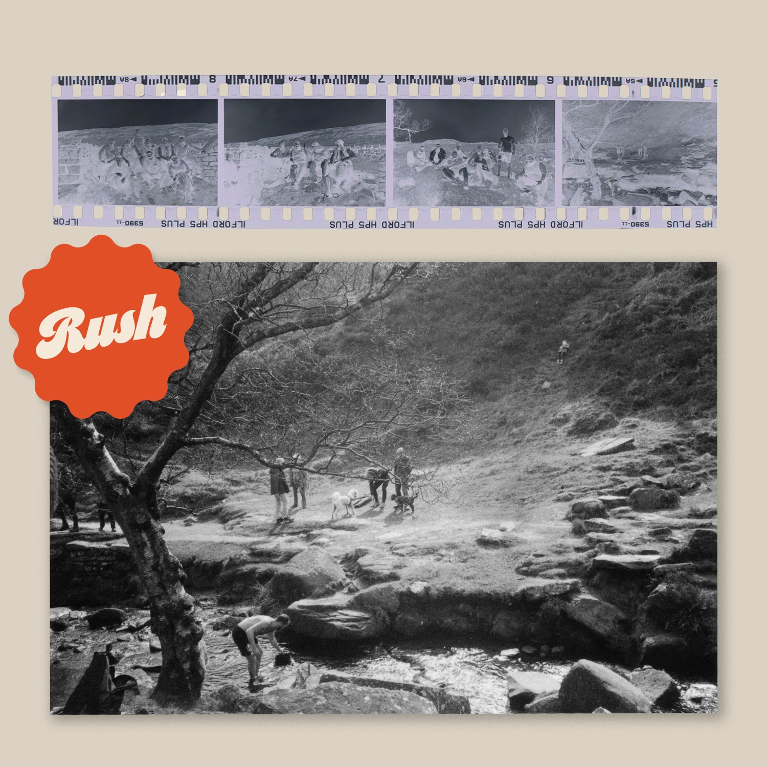 Rush Service Black and White Film Developing
