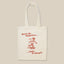 Don't Be Negative Tote Bag - Natural