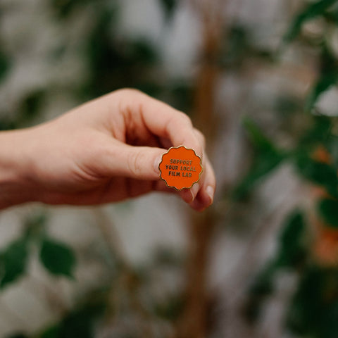 Support Your Local Film Lab Enamel Pin