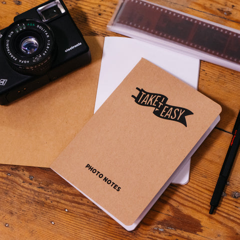 Photo Notes - Photographers Notebook - Take It Easy Film Lab